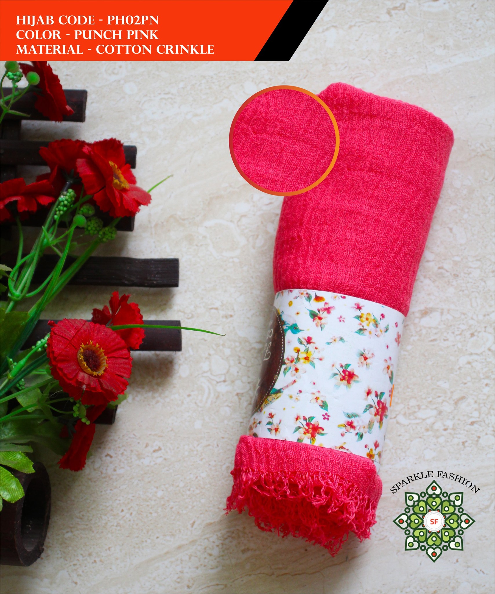 Crinkle Cotton Hijab03